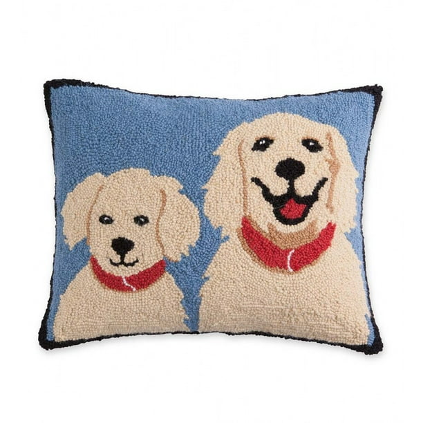 18x18 Multicolor Golden Retriever gifts co Cute Golden Retriever Dog Lover Gift Women Girl Throw Pillow 